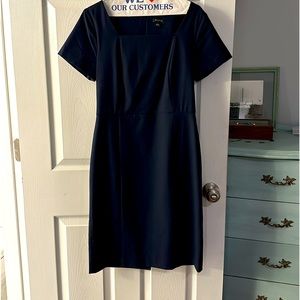 Navy Blue Lined Ann Taylor dress